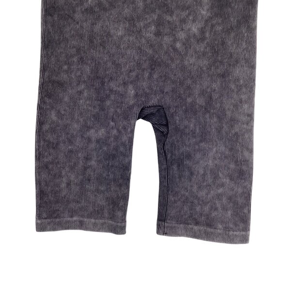 Double Zero Womens High-Waisted Ribbed Biker Shorts Size Small Gray‎ - Picture 6 of 7